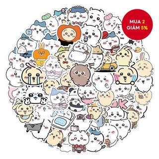 Ins Phong Cách Dễ Thương Chiikawa Graffiti Dán 100 Chiếc Cho Mũ Bảo Hiểm Xe Đạp Tay Tài Khoản Bút Chì Đề Can LanLanStickersWorld
