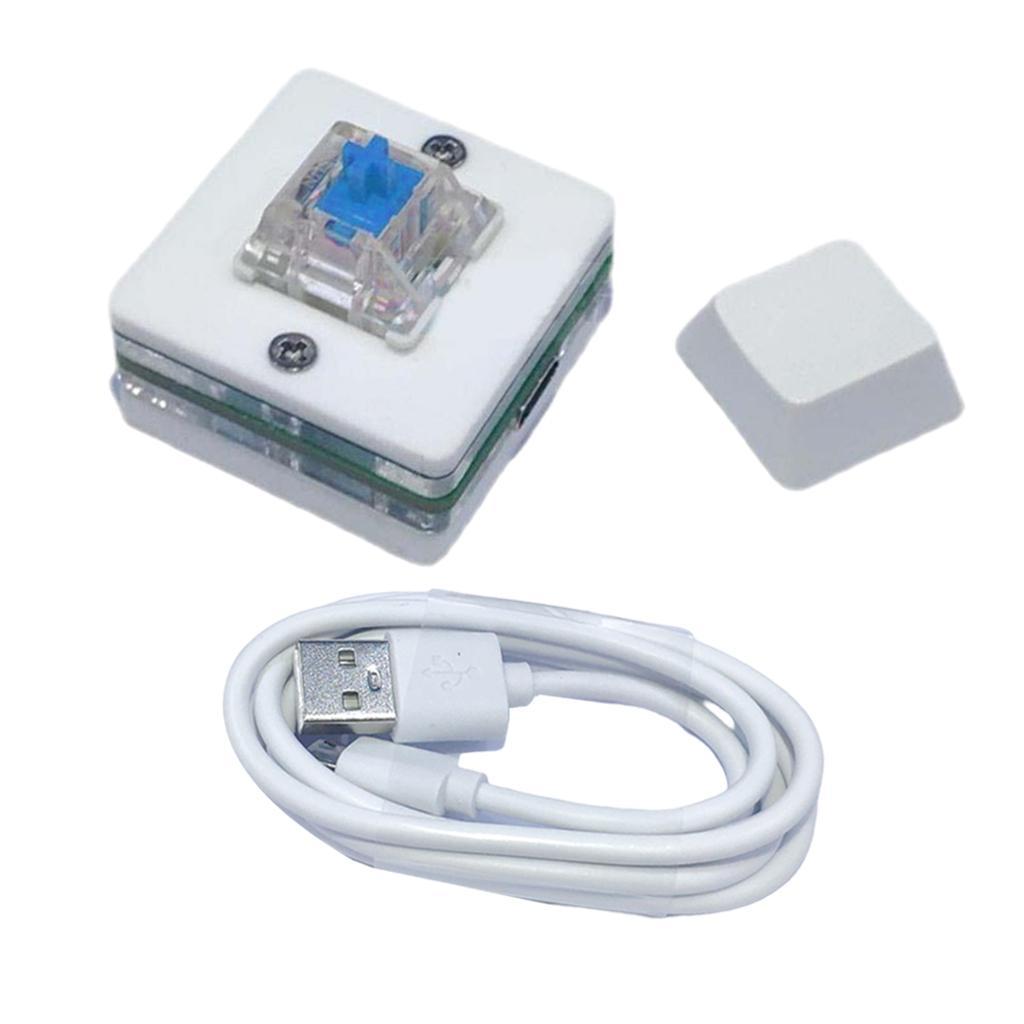 Bàn phím Mini USB với 1 phím, RGB, Bàn phím chơi game cơ học để chơi game, PC