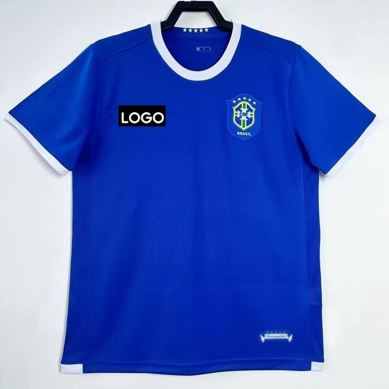 Áo sơ mi sân khách Brazil 2006 Áo bóng đá S-2XL #9 RONALDO
