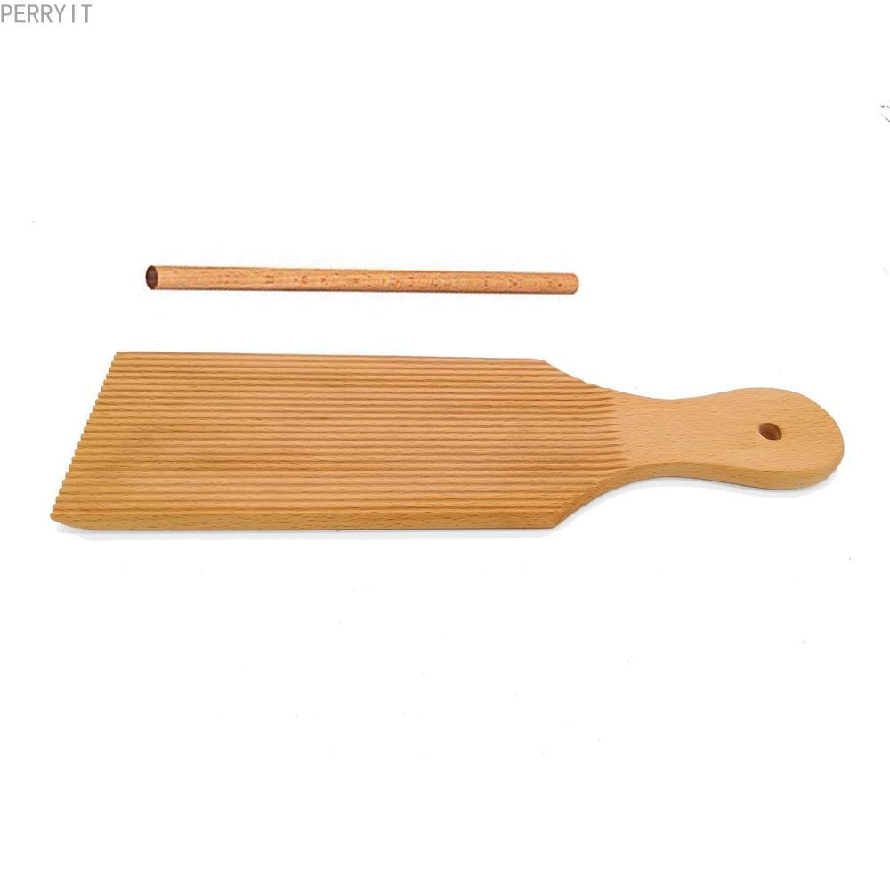 PERRYIT Gnocchi Con Lăn Gỗ Chống Dính Nhà Bếp Tự Chế Sử Dụng Tại Nhà Popsicles Máy Nướng Bảng Gnocch