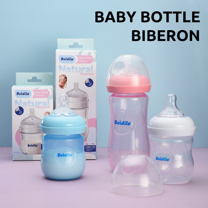 Popular~New wide-neck baby bottle in box packaging pp Milk Bottle330ml Baby feeding bottle manufactu