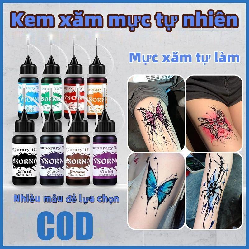 10ml Temporary Liquid Tattoo Ink Hollow Template Tattoo Cream Henna Tattoo Cream Tattoo