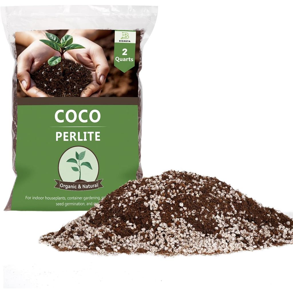 Coco Coir Perlite Mix - Giữ độ ẩm, cải thiện thoát nước & sục khí - Hỗn hợp bầu Coco Peat Perlite, Đ