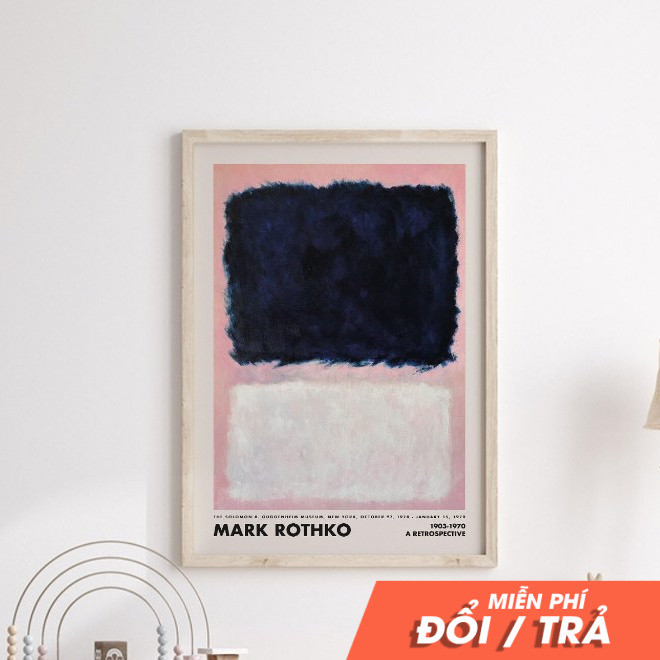 Tranh treo tường, Mark Rothko Print, Abstract Art, Museum Wall Art, Abstract Printable Art, Digital 