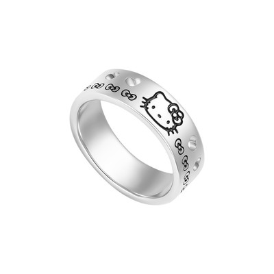Nhẫn Bạc PNJ ❤️ HELLO KITTY 0000W060050