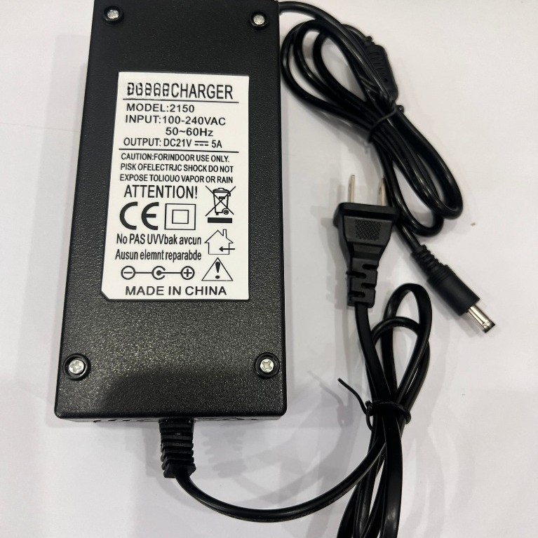 Sạc pin 5S 21V 5A loại tốt có quạt tản nhiệt. đèn báo sạc tự ngắt khi đầy cho pin