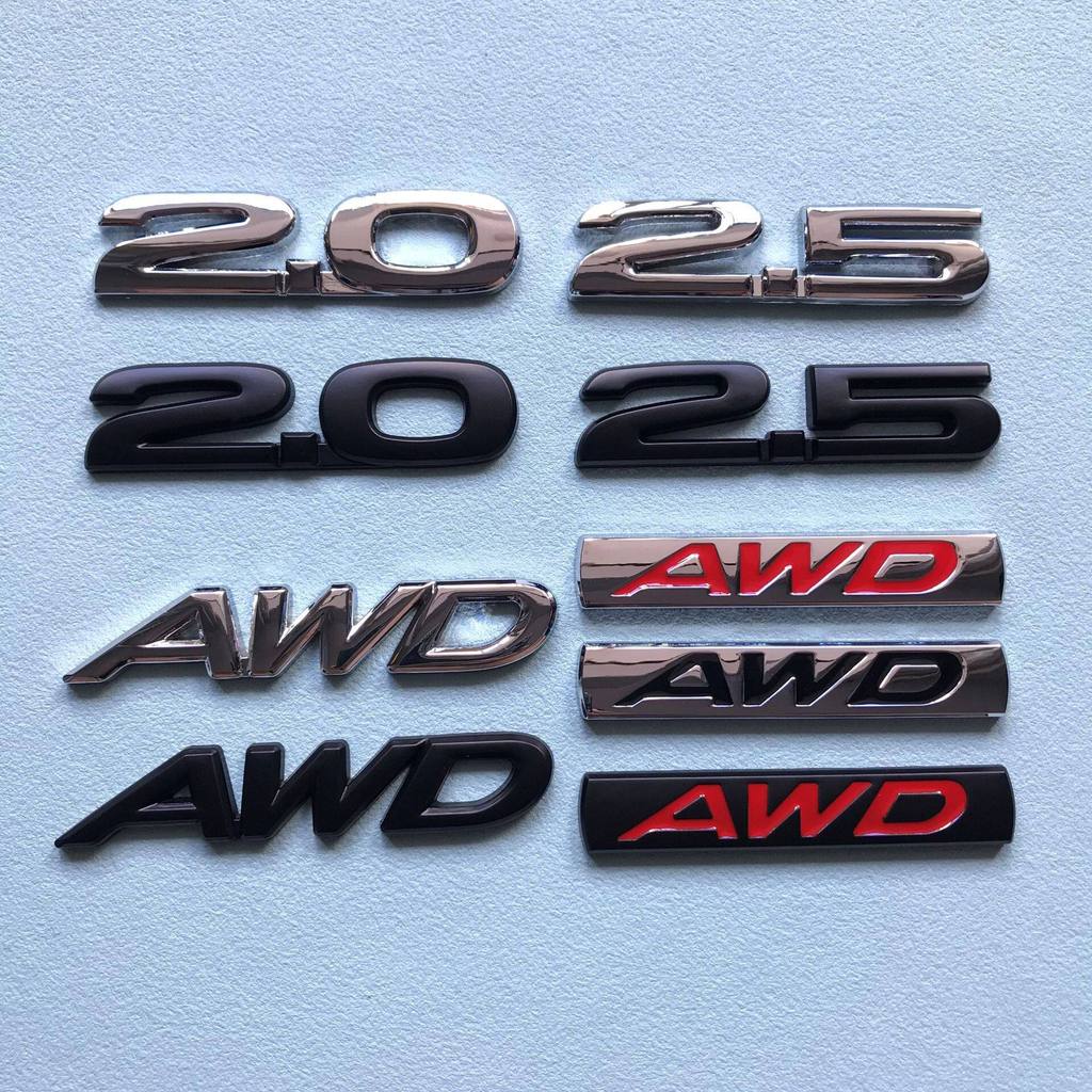 Thích Hợp Cho Xe Mazda Metal 2.0 Sửa Đổi Logo Atez Axela 2.5 Bốn Bánh Drive Logo AWD Bên Logo Xe Hơi