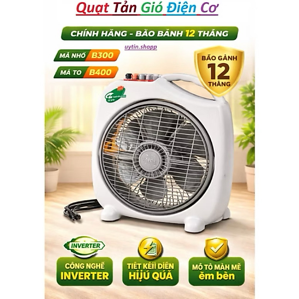 Quạt tản b300 và b400 x19 5 cánh 3 chế độ , bảo hành 12 tháng