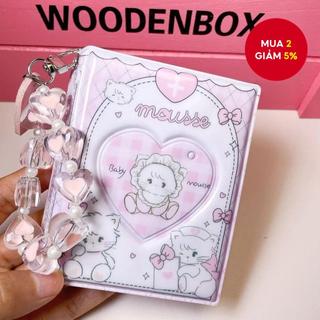 Album Ảnh Mini 3 Inch 32 Túi Dễ Thương Bao Đựng Thẻ ID Có Mặt Dây Chuyền INS KPOP Thần Tượng Photocard Bộ Sưu Tập Sách Bé Gái Quà Tặng Sinh Nhật