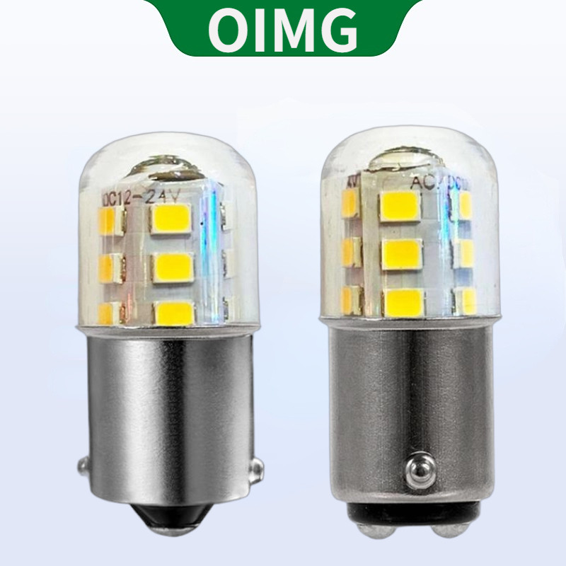 Bóng Đèn LED OIGM BA15D BA15S 3W Chất Lượng Cao 12V-24V Ánh Sáng Trắng 3000K Ánh Sáng Ấm 6000K