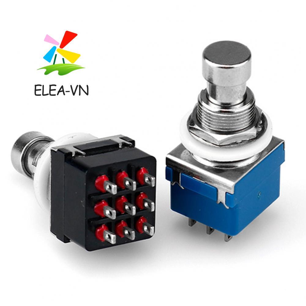 3PDT Footswitch Điện trở tiếp xúc < 50MΩ PA66 Vòng vỏ nhựa Epoxy Seal