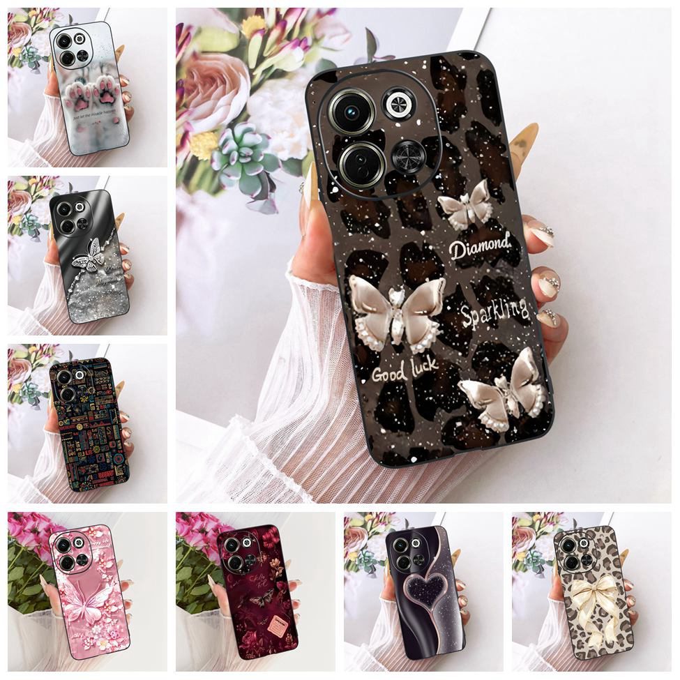 Dành Cho Tecno Spark 30 5G KL8 Vỏ Điện Thoại Cho Techno Spark 30 5G Ốp Lưng Silicon Mèo Dễ Thương Ho