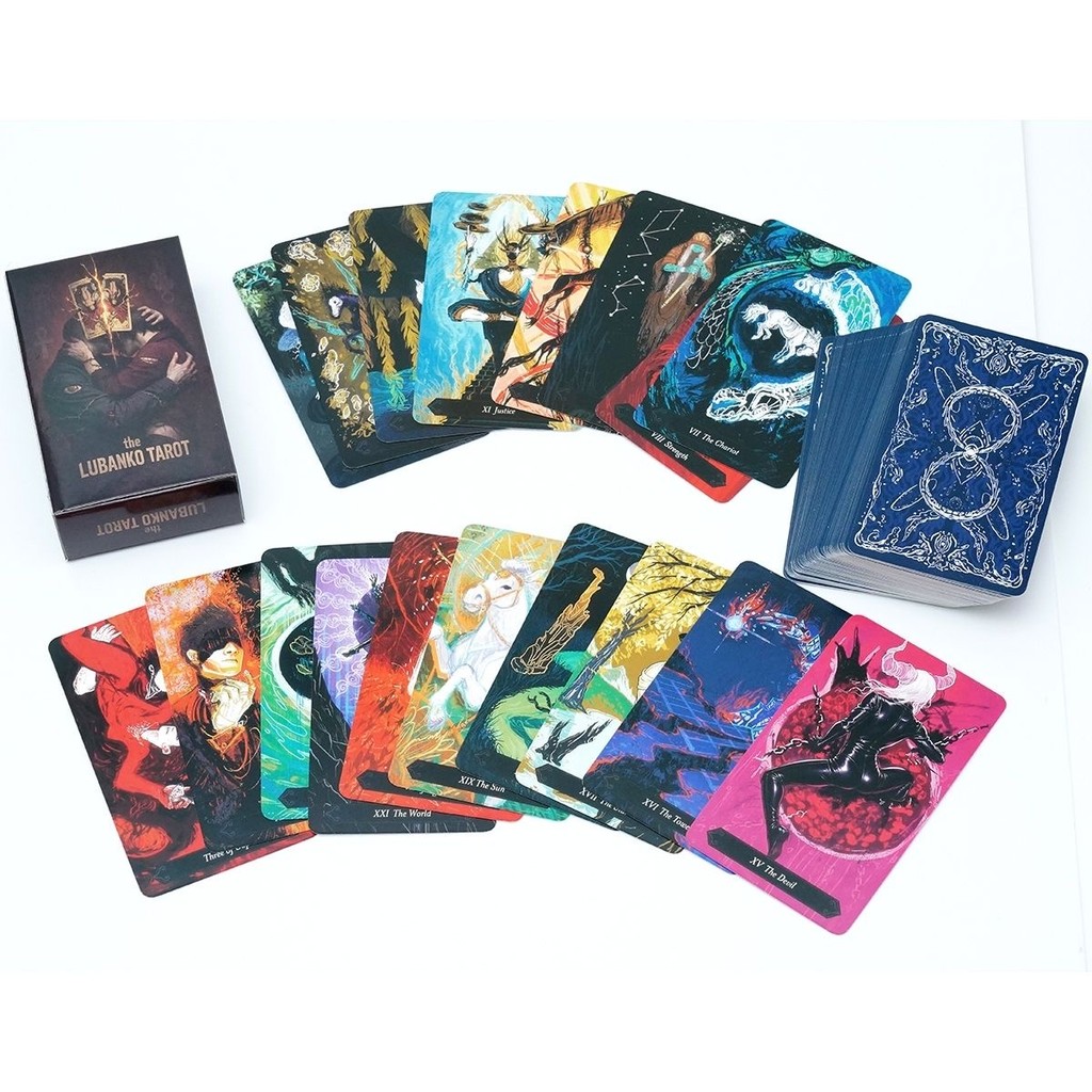 The Lubanko Tarot 80 chiếc Tiếng Anh 10.3 * 6cm