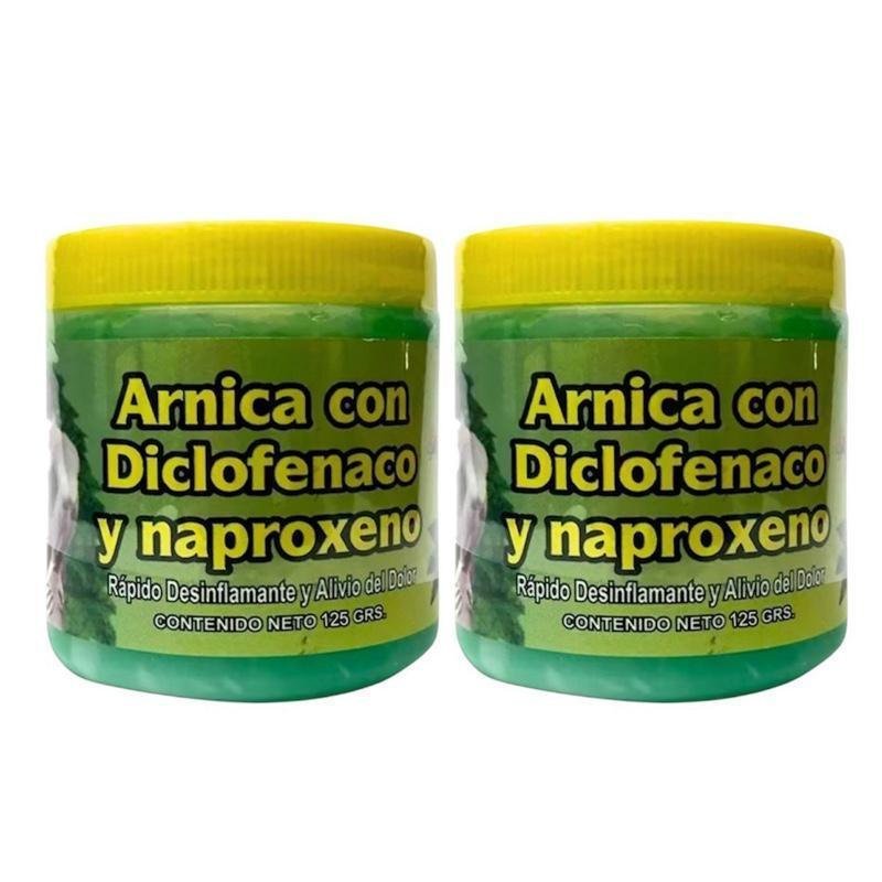 (Gói 2) Arnica pomada cơ bắp 125g - Kem Massage Arnica – 125g | Chăm sóc toàn thân êm dịu 4SM8