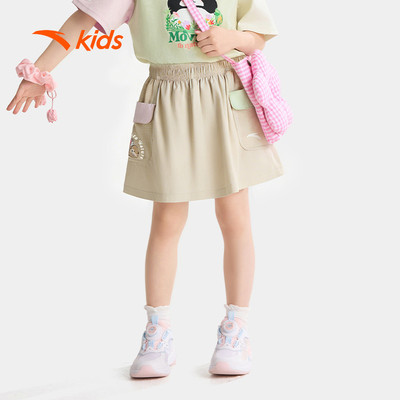 Anta Kids Quần giả váy cho bé Quần Short Thời Trang Thể Thao Bé Gái từ 3-6 tuổi 3626C9301