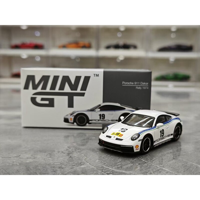 MINI GT 1: 64 #1009 Mẫu xe hợp kim Porsche 911 Dakar
