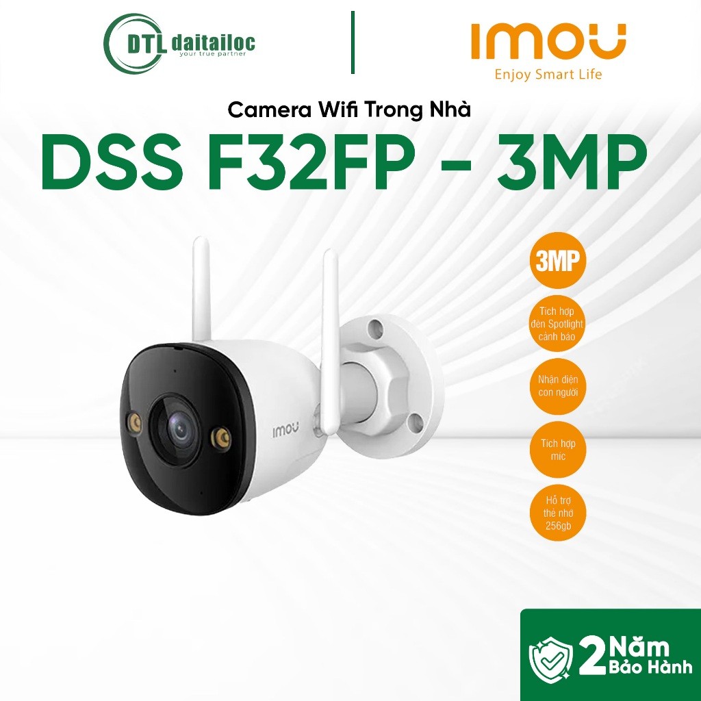 Camera Imou F32FP - 3MP CỐ ĐỊNH FULL COLOR | Chính Hãng | Bảo Hành 24 Tháng