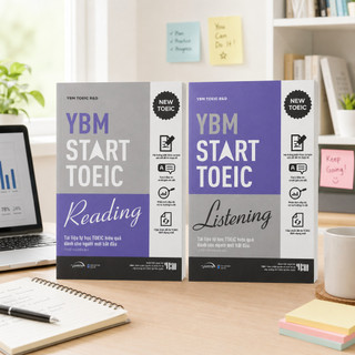 Sách - Lẻ/Combo YBM Start TOEIC Reading + YBM Start TOEIC Listening - YBM Sisa (Gamma Books)