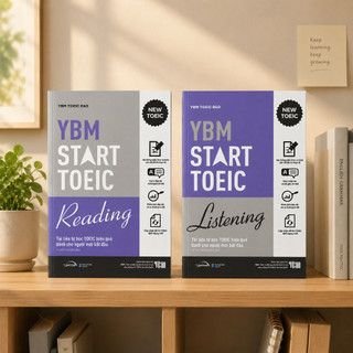 Sách - Lẻ/Combo YBM Start TOEIC Reading + YBM Start TOEIC Listening - YBM Sisa (Gamma Books)