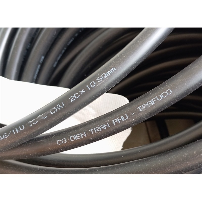 ⚡ DÂY CÁP ĐIỆN TRẦN PHÚ CXV 2x10 – CHỊU TẢI TỐT, BỀN BỈ THEO THỜI GIAN ⚡