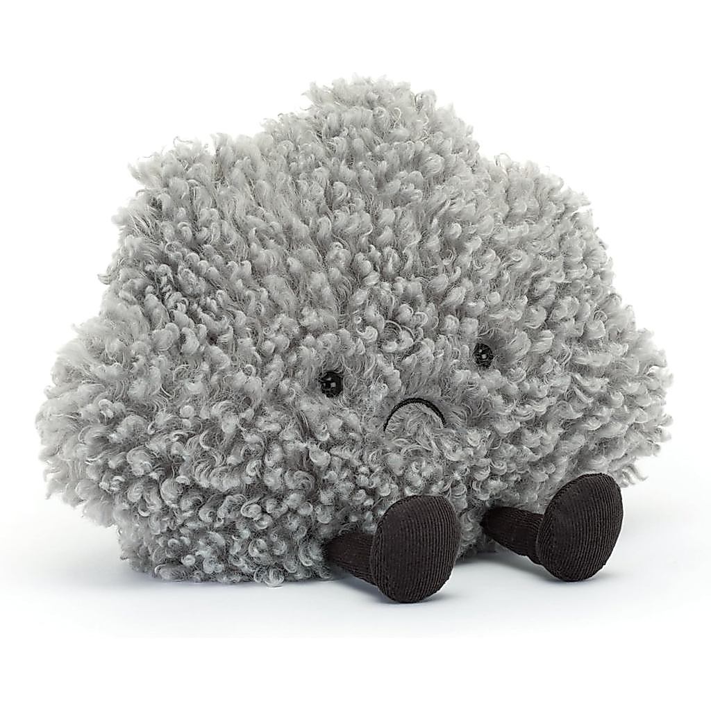 Đồ chơi nhồi bông Jellycat Amuseables Storm Cloud, 10 inch - Cloud Plush - Ý tưởng quà tặng vui nhộn