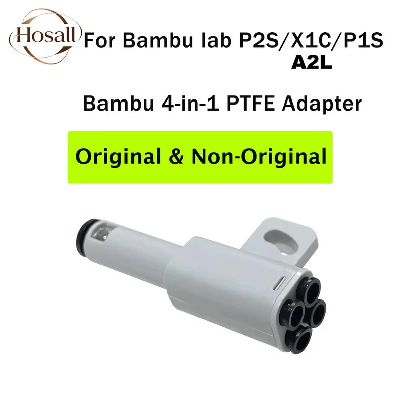 HB Chính Hãng / Không Chính Hãng Bambu 4 Trong 1 PTFE Adapter Ống PTFE Kết Nối 4 Mô-đun nạp cho Bamb