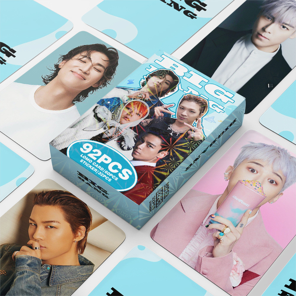 Set 60 lomo card hologram và 32 sticker BIGBANG 2026