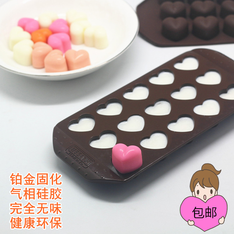 Jacob Nướng Bánh Hình Trái Tim Khuôn Socola Khay Đá Viên Khuôn Tình Yêu Thạch Pudding Nướng Máy Xay 