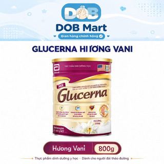 Sữa bột Glucerna hương Vani dành cho người bị tiểu đường lon 800g