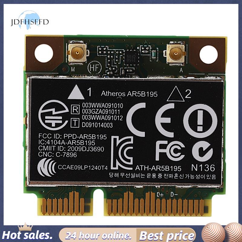 【 jdfhsffd 】 AR9285 AR5B195 150M + BT3.0 Thẻ không dây PCI-E nửa Mini SPS:593127-001 592775-001 cho 