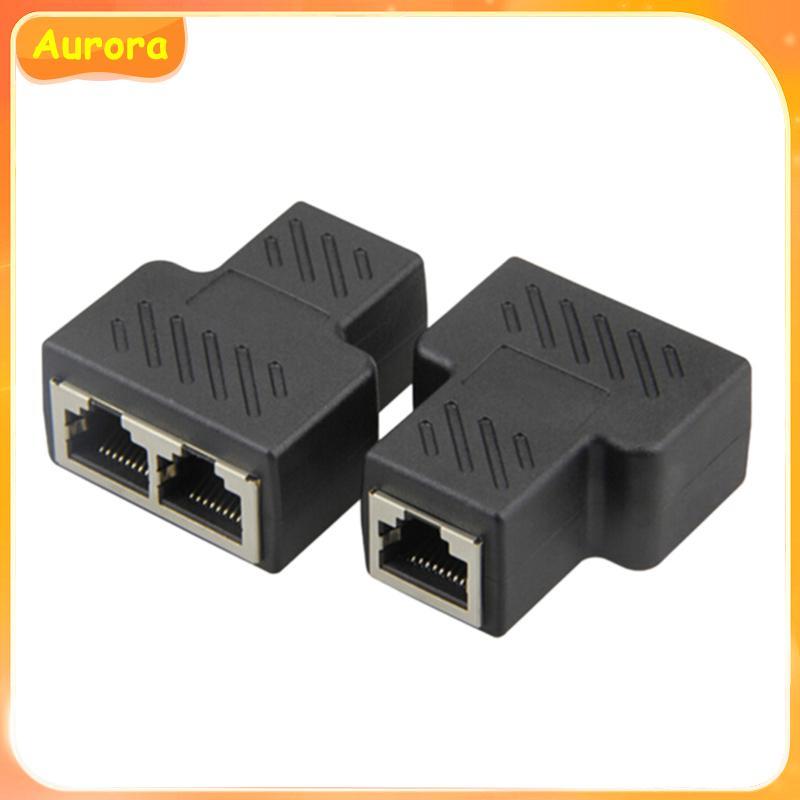 COD 1 đến 2 LAN Ethernet Network Cable RJ45 Splitter cắm Adapter Connector VN