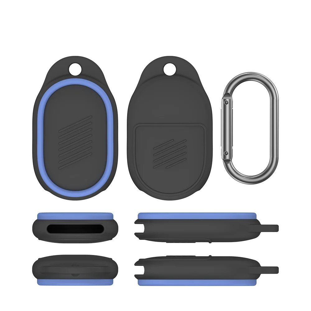 Ốp lưng silicon màu trơn tối giản chống bụi cho Xiaomi Tag