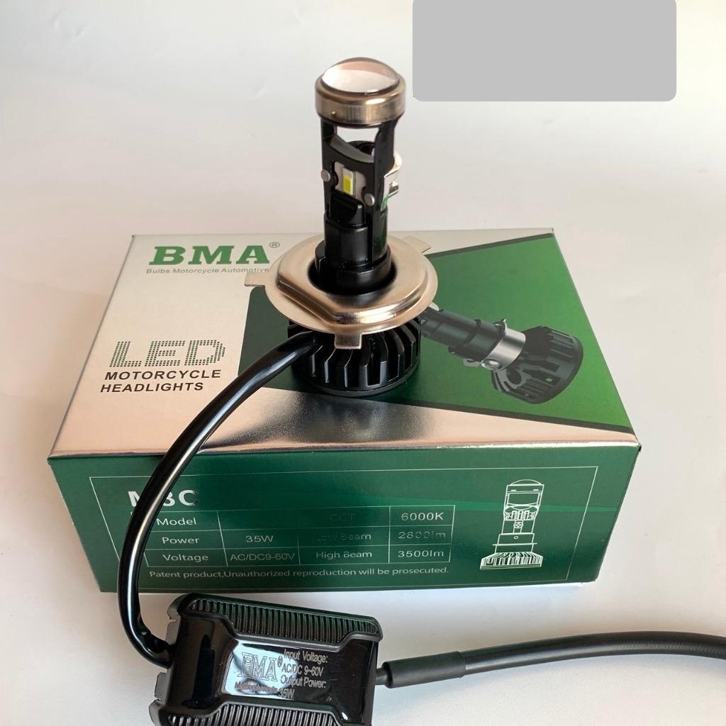Đèn Led Bi Cầu M8C BMA Chính Hãng Gắn Xe Dream, Wave Nhỏ, SH Mode, Piago, Future 1,…