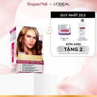 Màu nhuộm dưỡng tóc phủ bạc bảo vệ gấp 3 L'Oreal Paris Excellence Crème 172ml