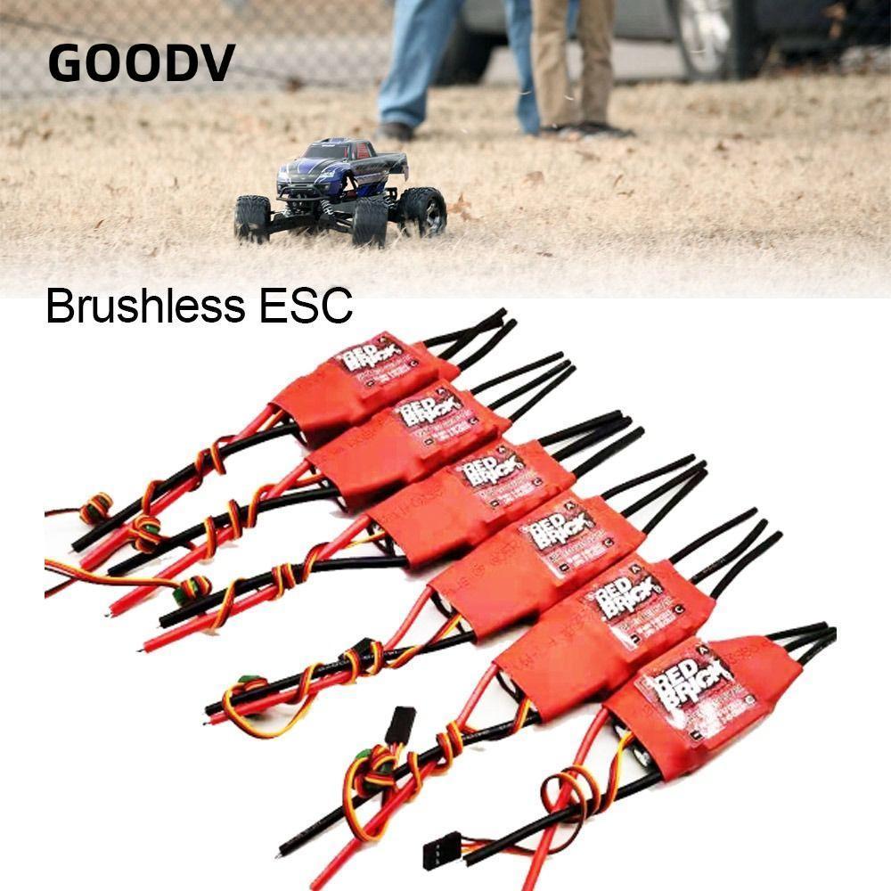 GOODV ESC không chổi than, Gạch đỏ 50A 70A 80A 100A 125A 200A Bộ điều khiển tốc độ điện tử, Phụ kiện