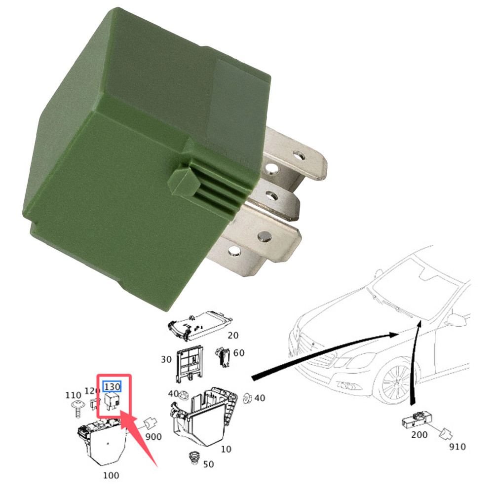 [HERPEVN]Starter Relay 12V A0025422319 for Mercedes For Benz CL500 CL600 ML350 S430 SL600[Ready stoc