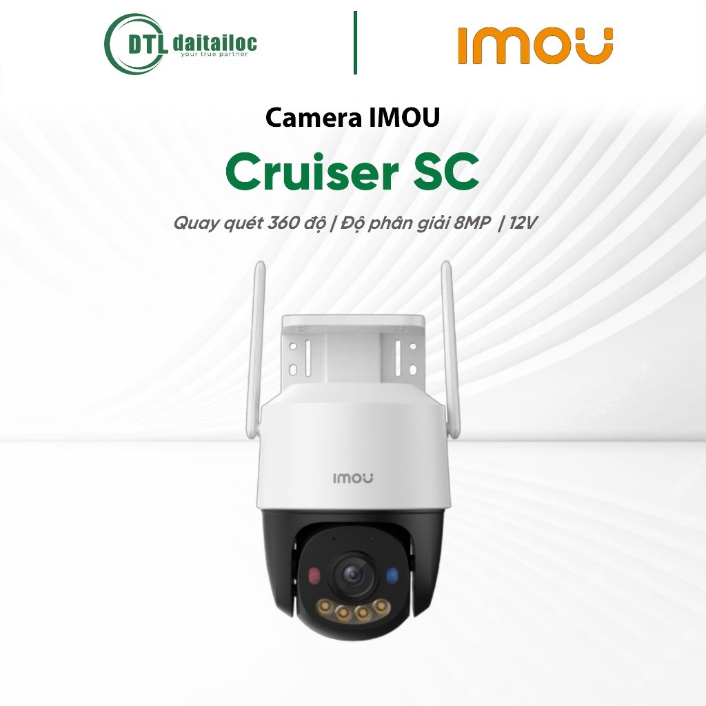 Camera IMOU Wifi Ngoài Trời Cruiser SC 8MP IPC-K7FP-8V0N | Chính Hãng | Bảo Hành 24 Tháng