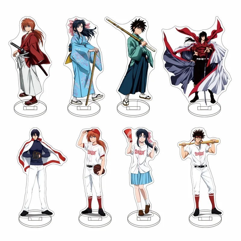 Mô hình Standee Anime Rurouni Kenshin Lãng Khách Kenshin  Himura Kenshin Myoujin Yahiko Sanosuke Tra