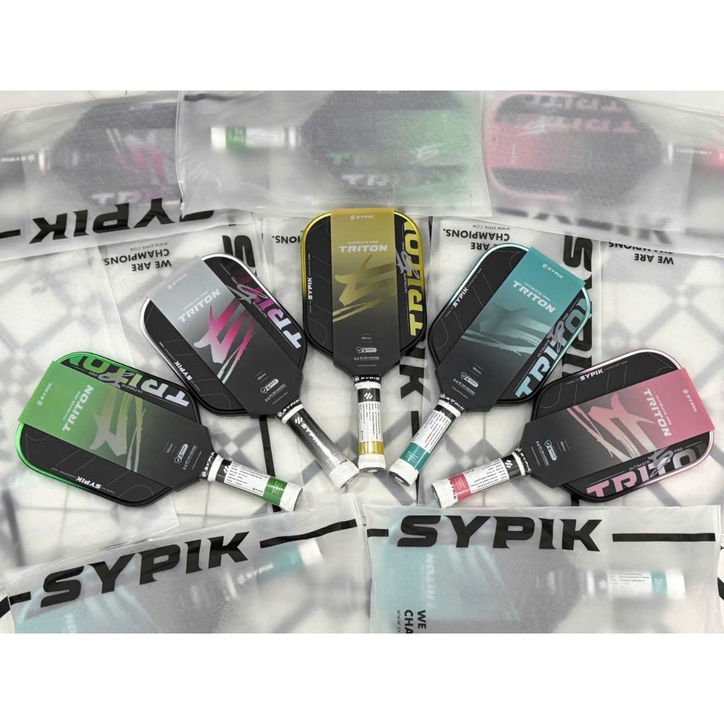 SET Vợt Pickleball Sypik Pro Tour Triton 5 màu mới