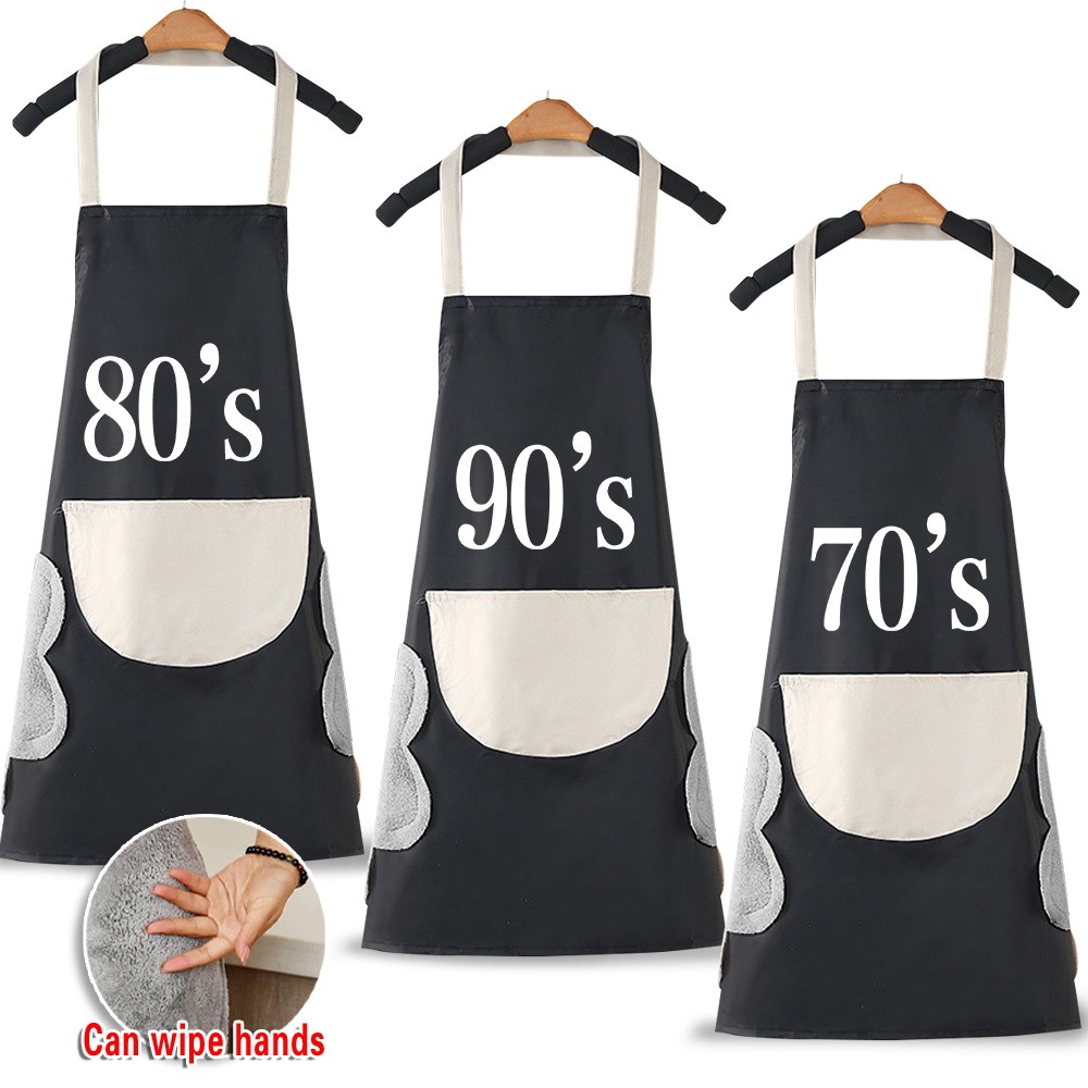 Apron Chef Apron Fashion With Pocket  Water Proof Kitchen Apron Years Series