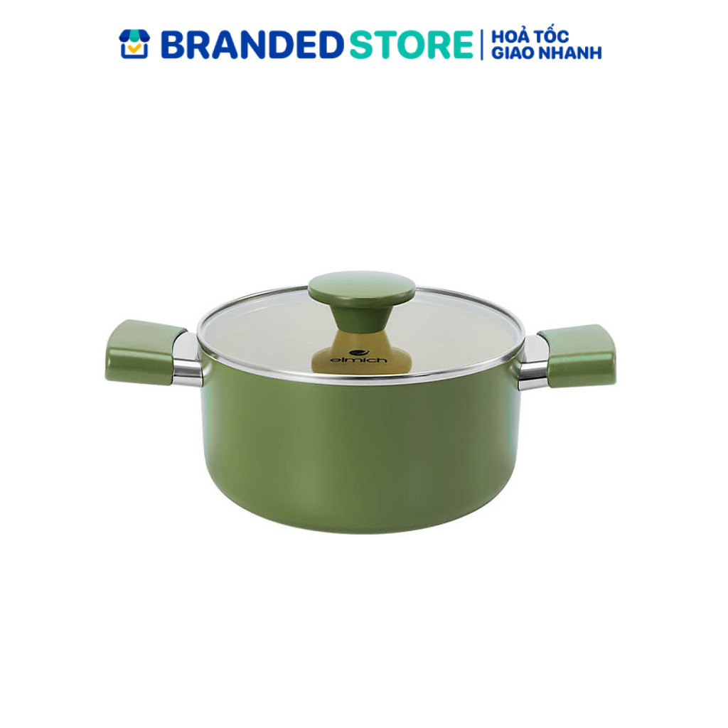 Nồi phủ sứ chống dính Elmich Olive Classic EL-5533OV size 16,18,20cm