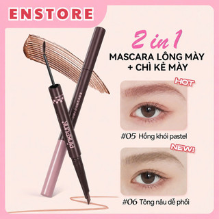 [PINK PUNK] Chì kẻ mày mascara 2 đầu Pink Punk Chống Nước & Nhòe Không Lem (280mg + 1.5g)