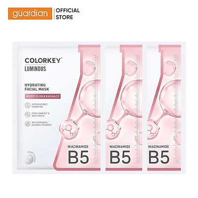 Combo 3 Mặt Nạ Colorkey Luminous B5 Cấp Ẩm Cho Da 25ml