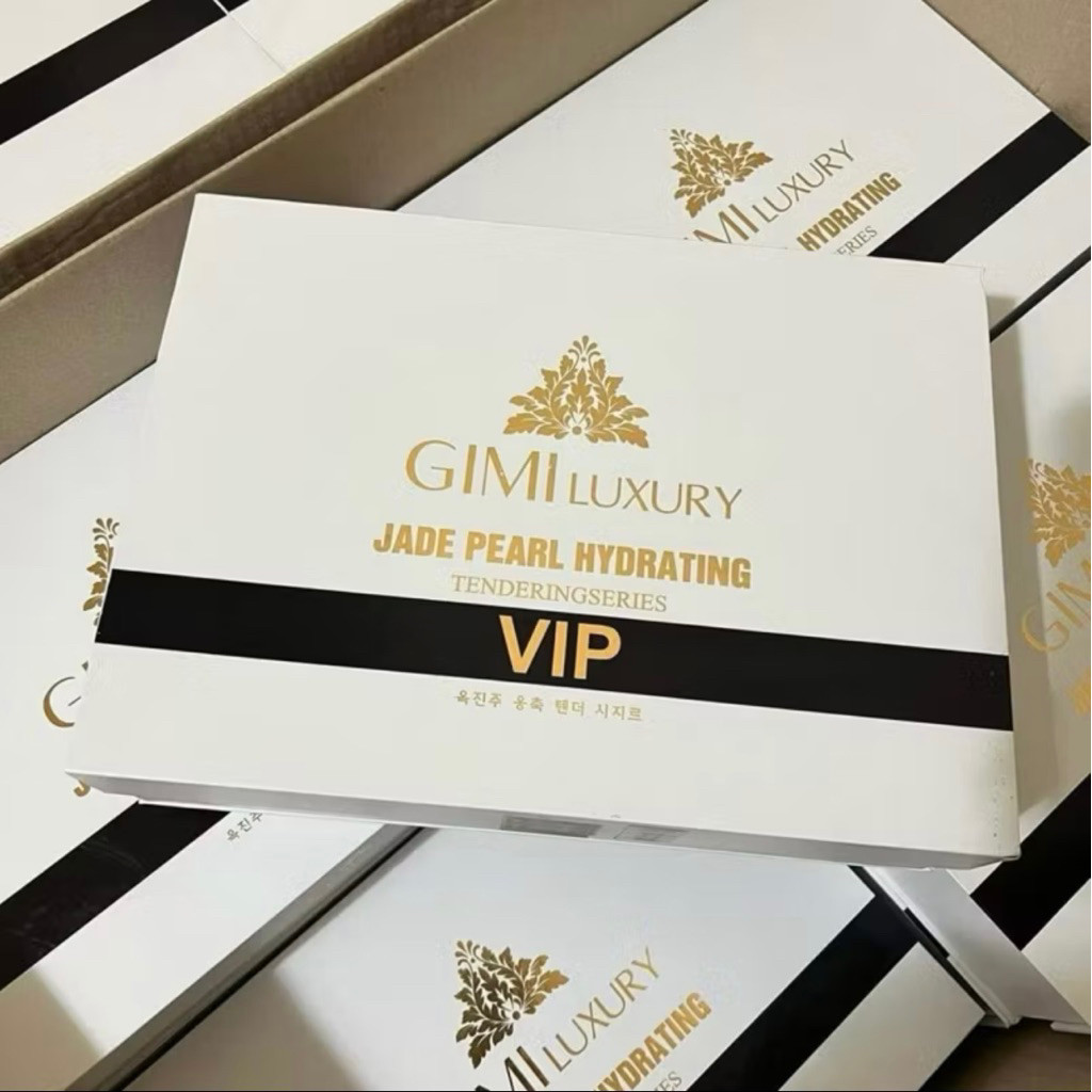 (Chính hãng 💯 ) Bộ Kem Gimi Luxury Vip Vỏ Trắng ( Full 4 team , Dập Logo Chống Nhái )