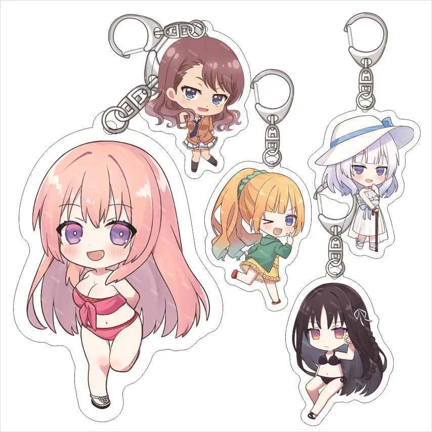 Classroom of the Elite Anime Acrylic Móc khóa Lovely Baby Bag Charms Pendant Friends  Fans Fun Key C