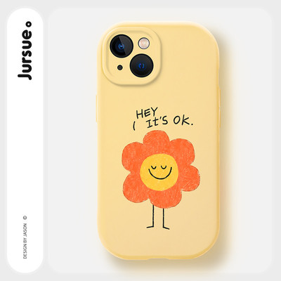 JURSUE Ốp lưng Hoa văn Họa tiết nữ chống sốc chống bẩn mềm cho iPhone 17 Air 16 15 14 13 12 11 PRO MAX SE 2020 X XR XS ip 8 7 Plus MZ506602