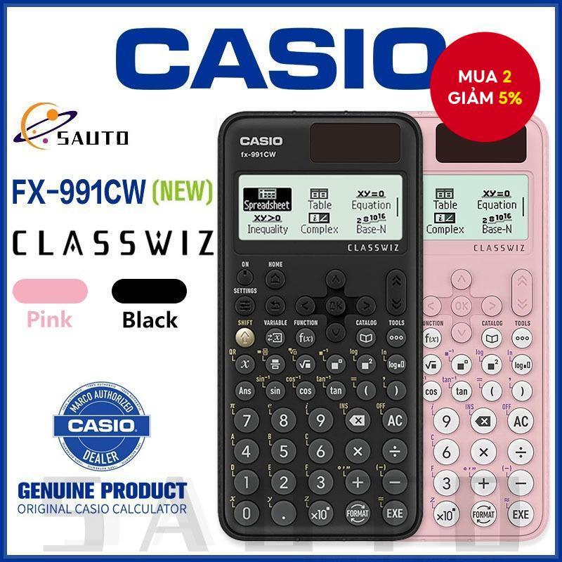Casio fx-991CW Máy Tính Khoa Học Đen Hồng Cao Cấp Hiển Thị Độ Phân Giải Cao Món Quà Hoàn Hảo Cho Học