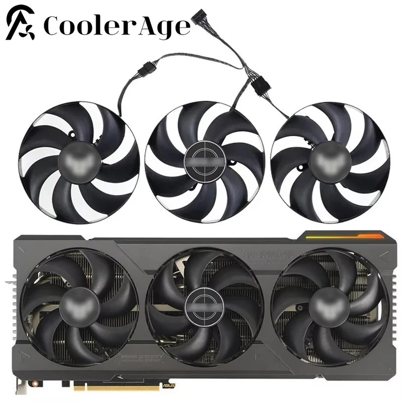 Dành Cho ASUS TUF Gaming RTX 4080 4090 OC Edition Video Card Fan 105MM T129215Quạt làm mát Card đồ h