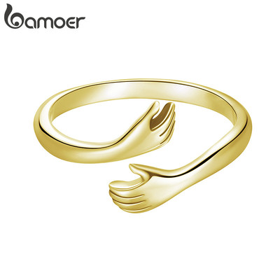 Bamoer Mở Nhẫn Có Thể Điều Chỉnh Kích Thước Betta Cá Trang Sức Thời Trang Quà Tặng Cho Nữ