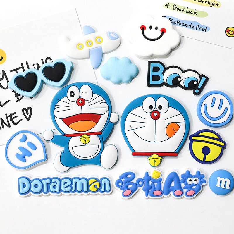chảm chảm dép crocs charm crocs chữ cái Doremon Giày Khóa Lỗ Giày Cao Su Mềm Phụ Kiện Giày Cao Cấp H